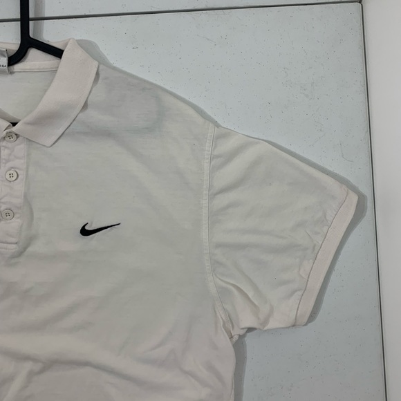 90s Nike White Golf Shirt Vintage - Picture 3 of 5